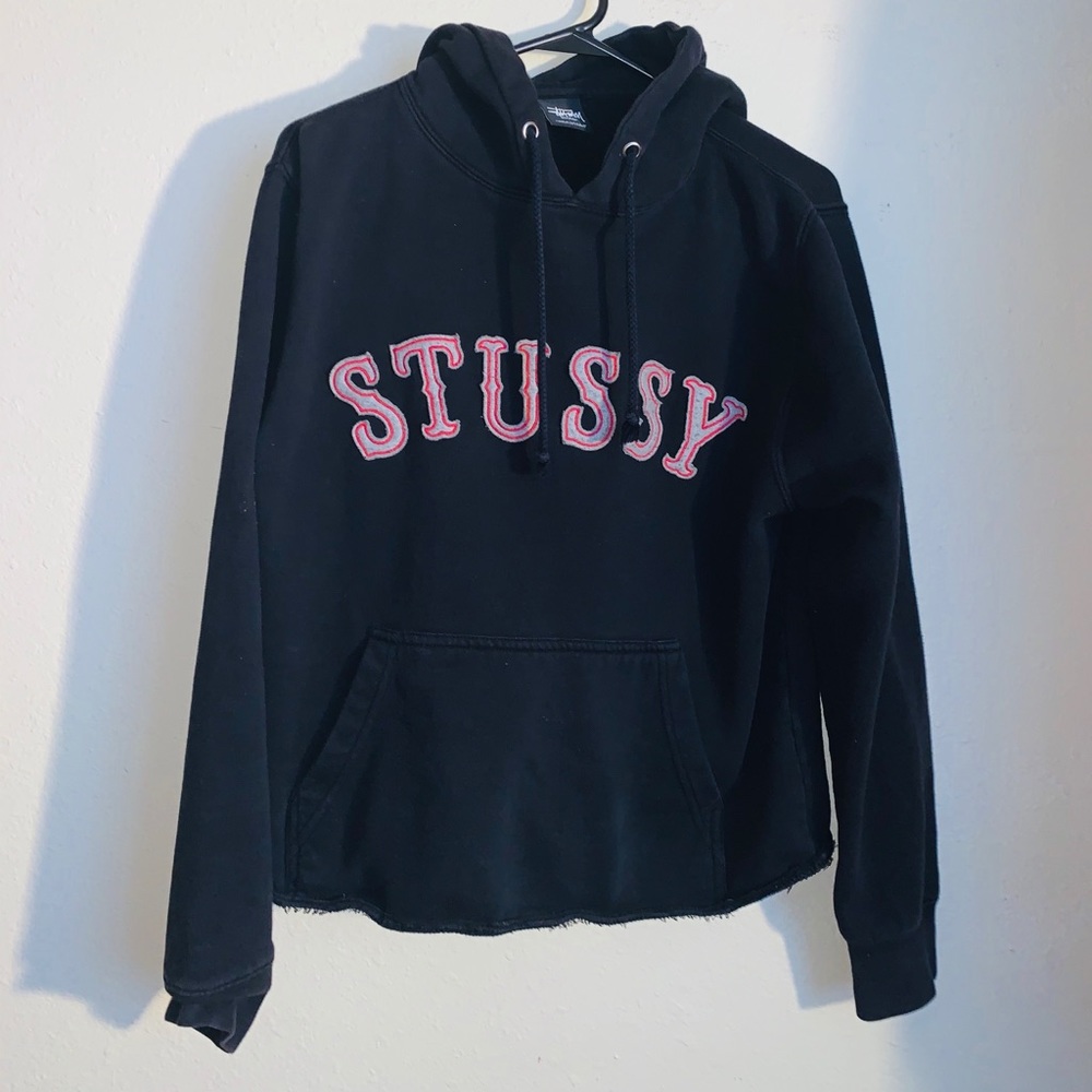 SM Stussy Cropped Hoodie